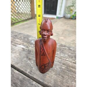 African Tribal Bust Sculpture